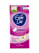 Σερβιέτες Everyday Κανονικό Μέγεθος Extra Dry με Εκχύλισμα Χαμομηλιού 30Τμχ