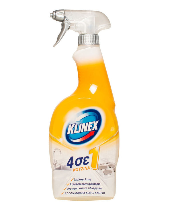 Klinex 4 σε 1 Spray Καθαρισμού Κουζίνας 750ml