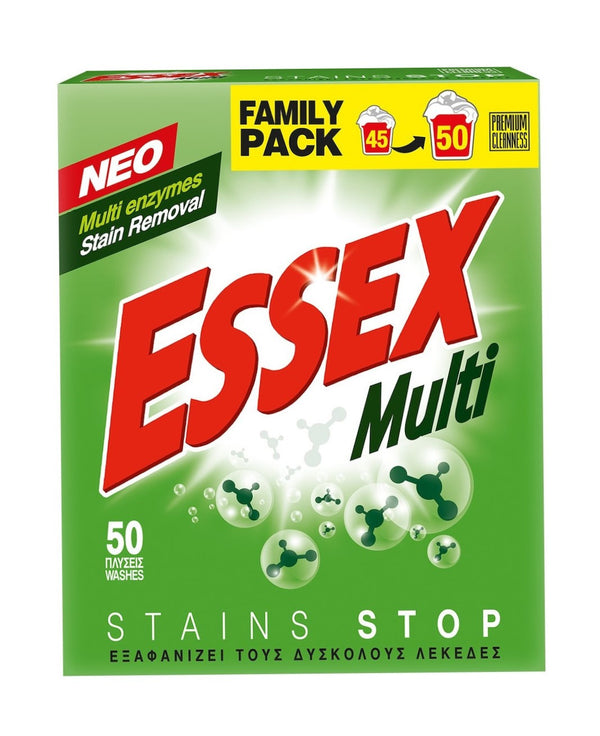 Essex Σκόνη Πλυντηρίου 50Μεζ Multi 2.40Kg