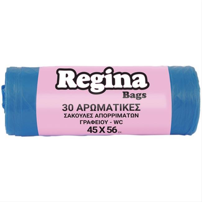 Σακούλες Regina W.C. 45x56 Λευκό-Ροζ-Σιελ 95gr