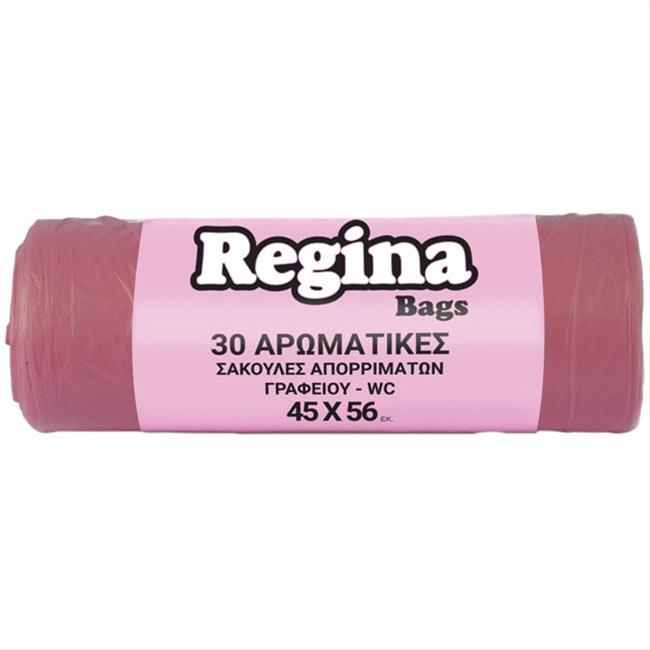 Σακούλες Regina W.C. 45x56 Λευκό-Ροζ-Σιελ 95gr