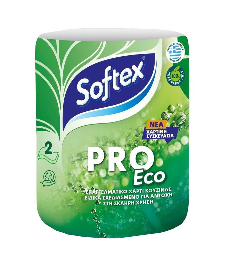 Χαρτί Κουζίνας Softex Pro Eco Ρολό 2 Φύλλων 450gr