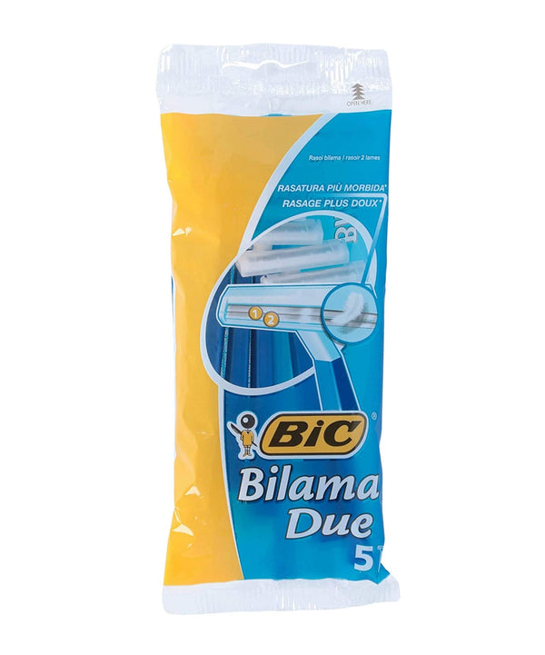 Bic Bilama Due Ξυραφάκια μιας Χρήσης με 2 Λεπίδες 5Τμχ