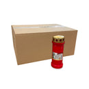 Κερί Διαρκείας Bolsius 4 ημερών με Καπάκι - Κόκκινο (Κιβώτιο-24τμχ)