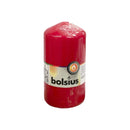 Κερί Κορμός Bolsius 130/68mm-Κόκκινο (Τεμάχιο)