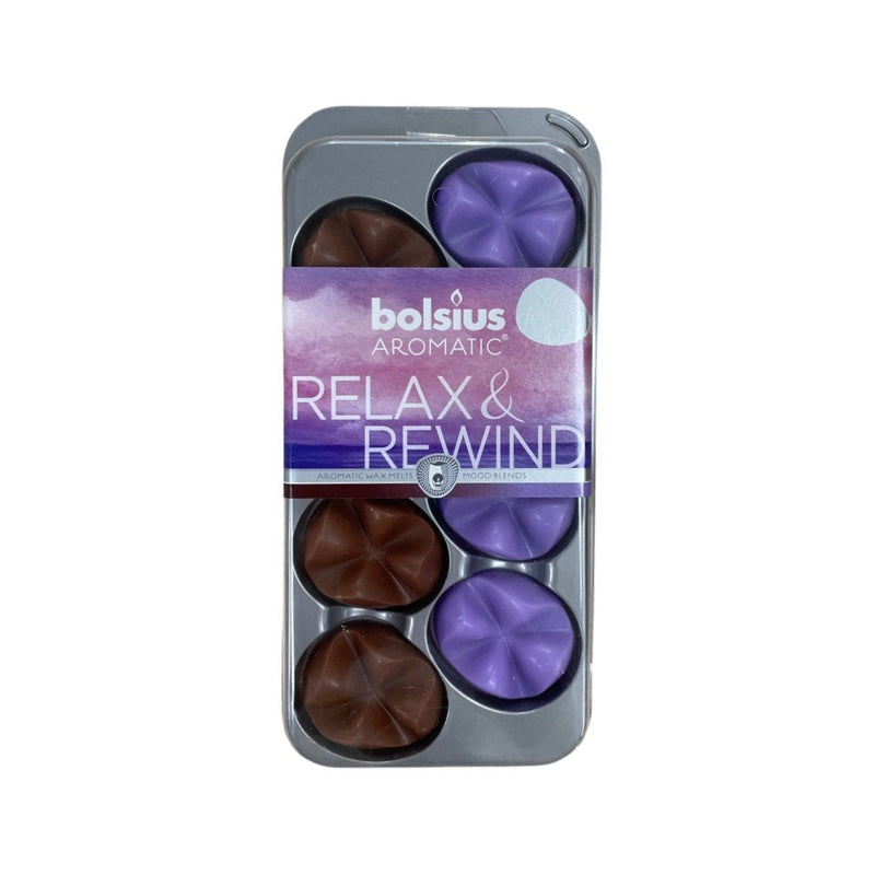 Waxmelts Aromatic Bolsius 8άδα - Relax & Rewind (Τεμάχιο)