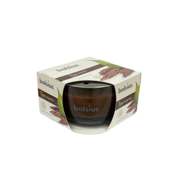 Αρωματικό Κερί Σε Ποτήρι 50/80mm Bolsius True Scents -Σανδαλόξυλο (Τεμάχιο)