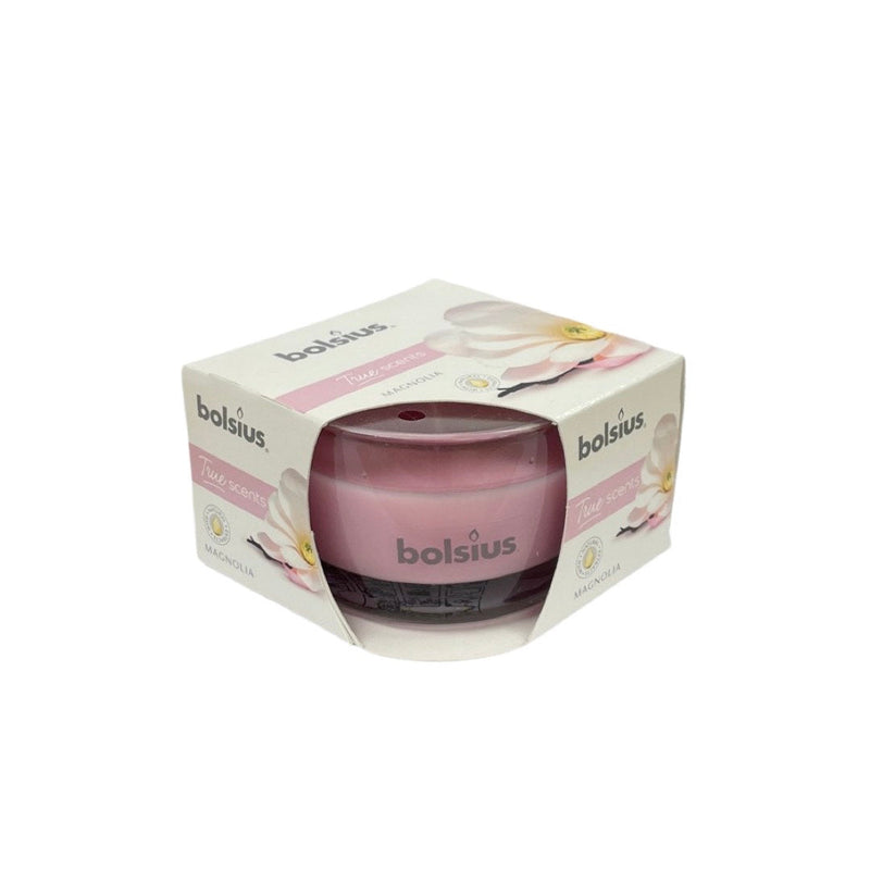 Αρωματικό Κερί Σε Ποτήρι 50/80mm Bolsius True Scents -Μανώλια (Τεμάχιο)