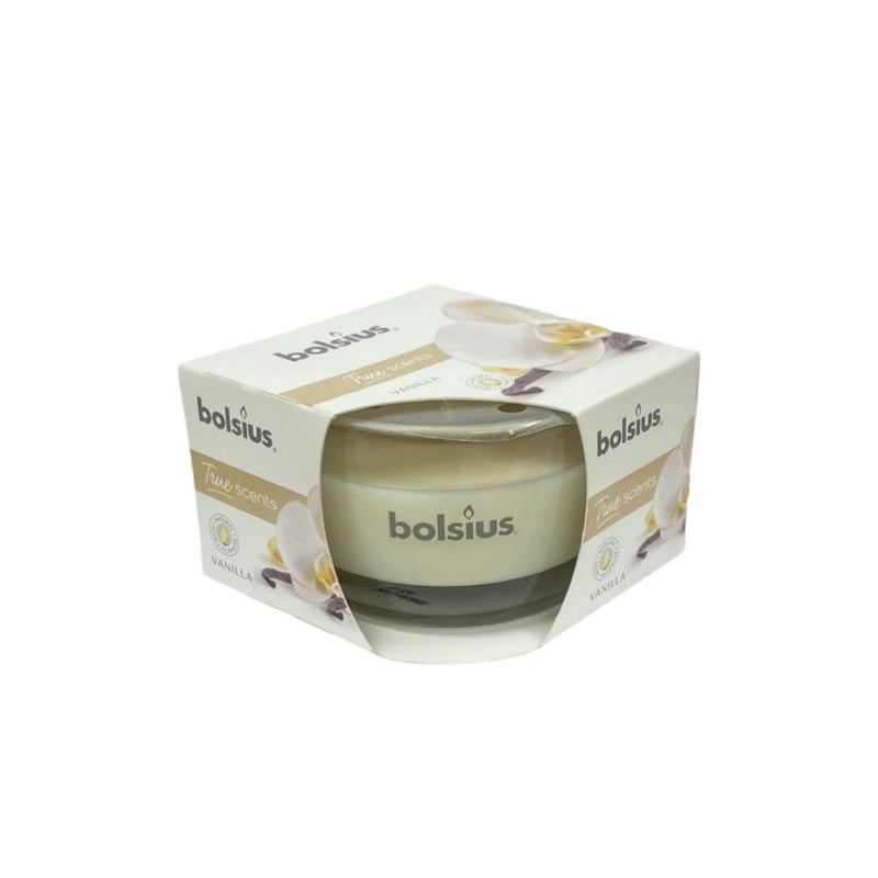 Αρωματικό Κερί Σε Ποτήρι 50/80mm Bolsius True Scents - Βανίλια (Τεμάχιο)