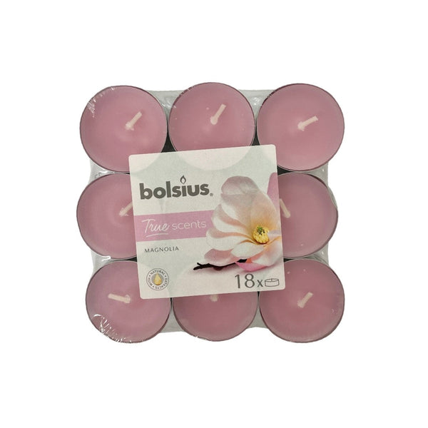 Αρωματικό Ρεσώ 4ωρών Bolsius True Scents 18άδα - Μανώλια (Τεμάχιο)