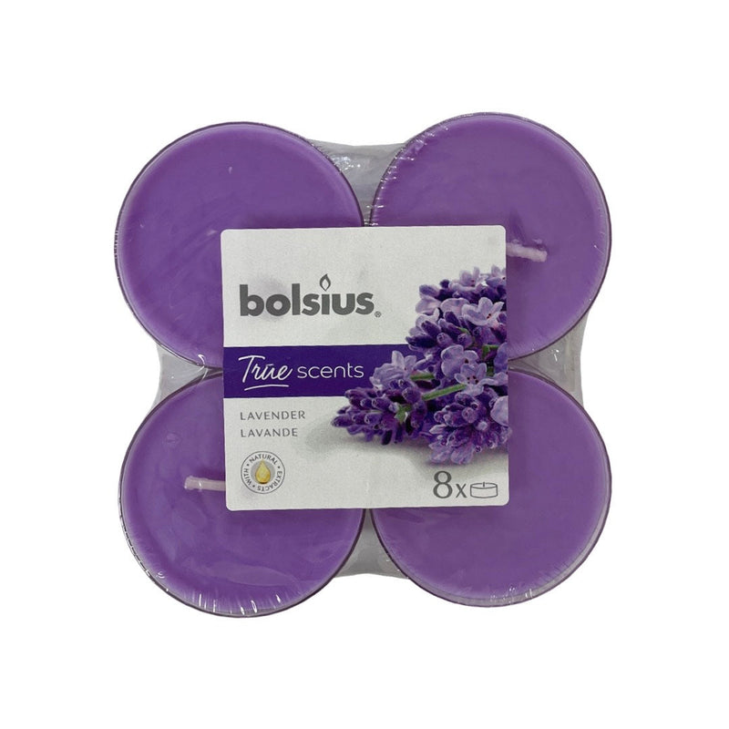 Αρωματικό Ρεσώ 8ωρών Clear Cup Bolsius True Scents 8άδα - Λεβάντα (Τεμάχιο)