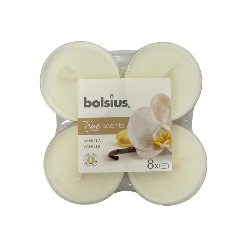 Αρωματικό Ρεσώ 8ωρών Clear Cup Bolsius True Scents 8άδα - Βανίλια (Τεμάχιo)