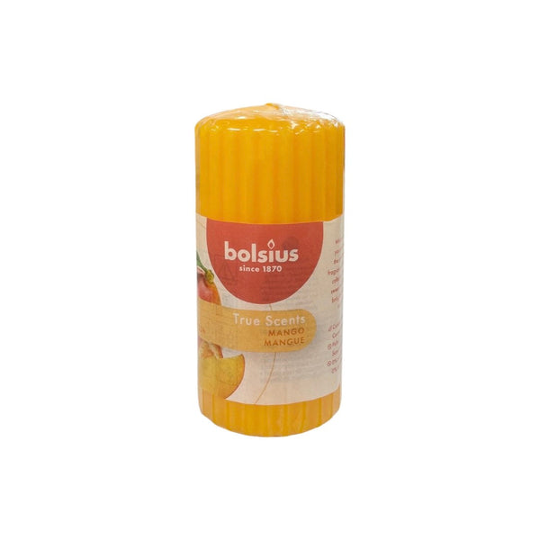 Αρωματικό Κερί Κορμός Bolsius True Scents 120/60mm-Μάνγκο (Τεμάχιο)