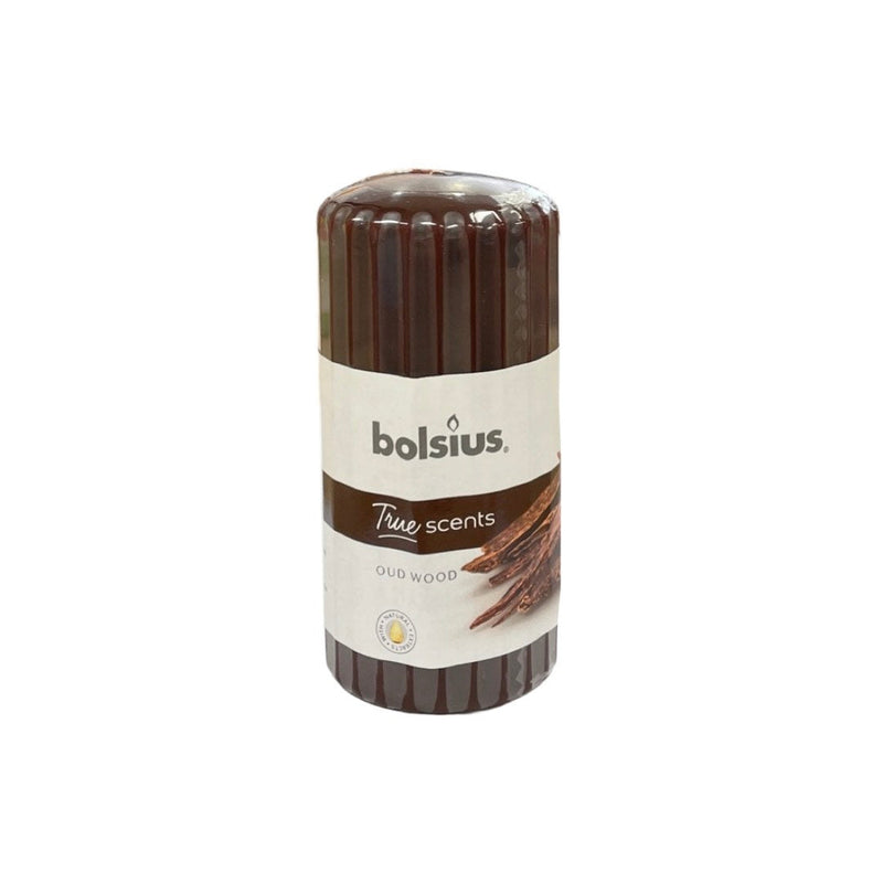 Αρωματικό Κερί Κορμός Bolsius True Scents 120/60mm-Σανδαλόξυλο (Τεμάχιο)