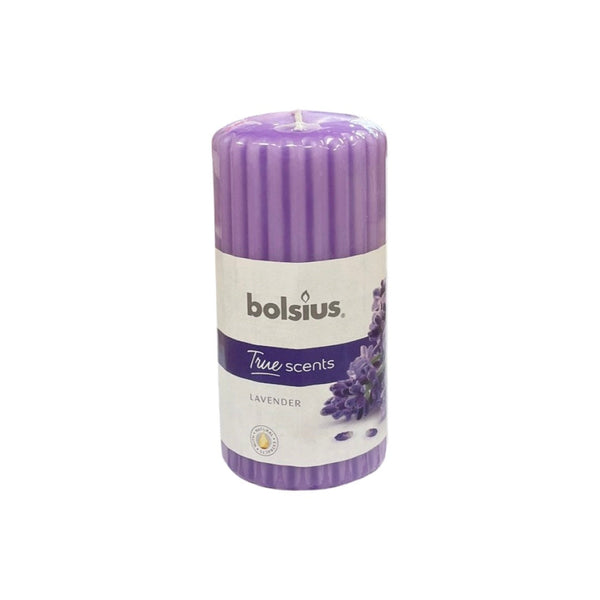 Αρωματικό Κερί Κορμός Bolsius True Scents 120/60mm-Λεβάντα (Τεμάχιο)