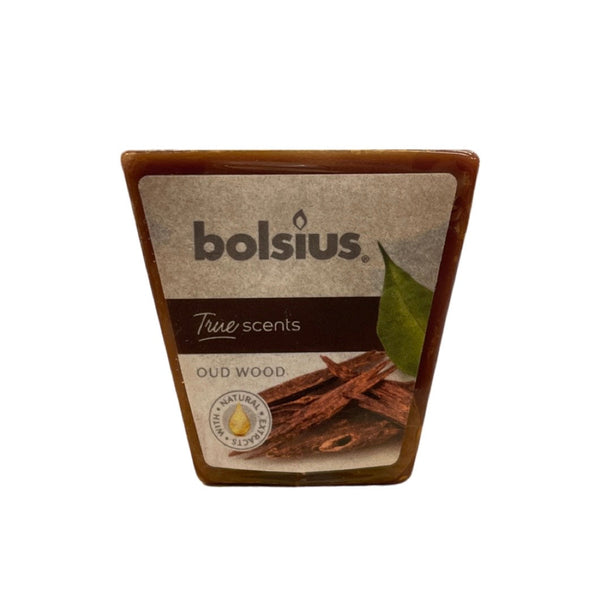 Αρωματικό Κεράκι Τετράγωνο 48/48mm Bolsius True Scents -Σανδαλόξυλο (Τεμάχιο)