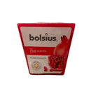 Αρωματικό Κεράκι Τετράγωνο 48/48mm Bolsius True Scents -Ρόδι (Τεμάχιο)