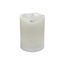 Ηλεκτρικό Κερί Κορμός Ø 75mm SUBITO Κινούμενη Φλόγα 100mm - Λευκό (Τεμάχιο)