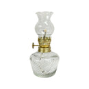 Λάμπα Παραφινέλαιου Γυάλινη "Στρογγυλή Μικρή -Ρίγα" (Τεμάχιο)