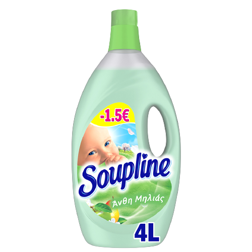 Soupline Μαλακτικό Ρούχων 4Lt Άνθη Ελιάς 50Μεζ