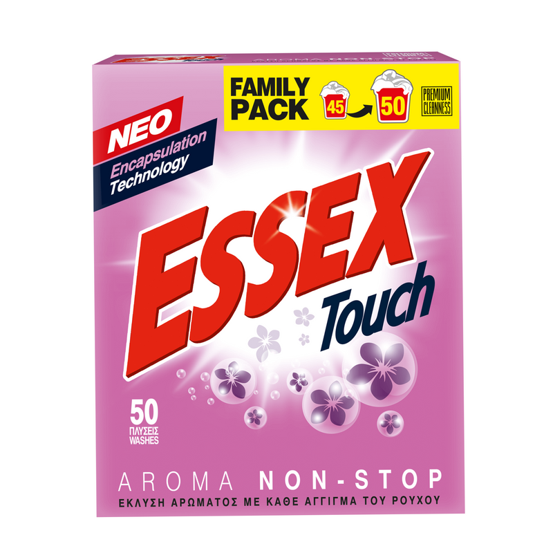 Essex Σκόνη Πλυντηρίου 50Μεζ Touch 2.40Kg