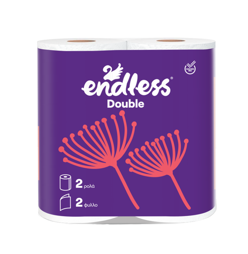 Χαρτί Κουζίνας Endless Διπλό 2 Ρολά 110gr