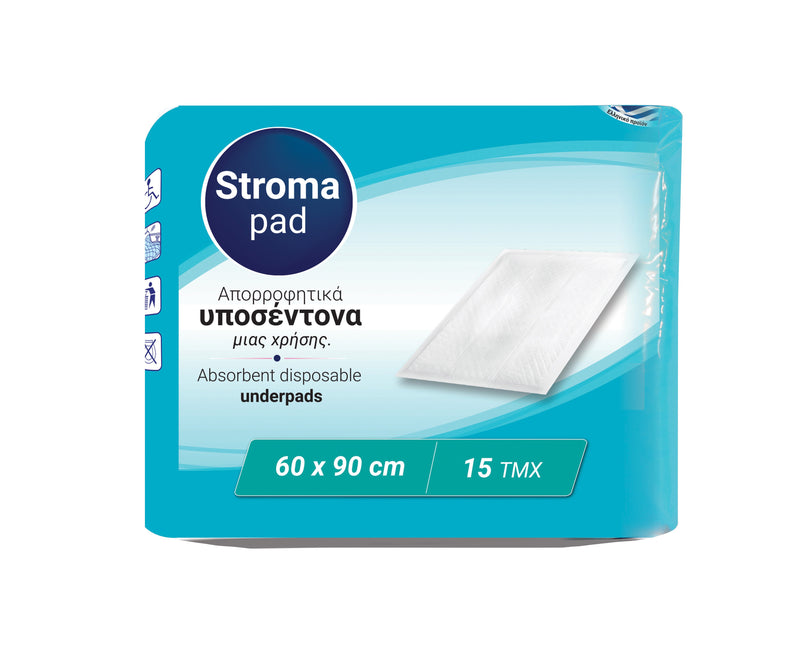 Υποσέντονα Ακράτειας Stroma Pad 60x90cm 15Τμχ