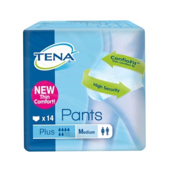 Πάνες Βρακάκι Tena Pants Plus Μεσαίο Μέγεθος 14Τμχ
